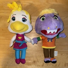 Chuck E Cheese Mr Munch Helen Stuffed Plush Toys Showbiz Pizza Band