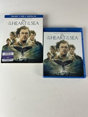 In the Heart of the Sea Blu-ray and DVD Combo 2015 Chris Hemsworth has Slipcover