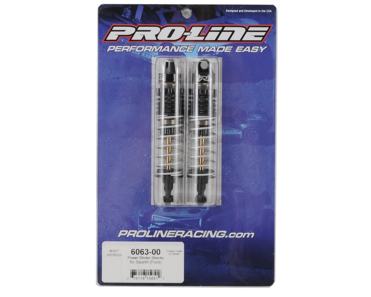 ProLine PowerStroke Front Shocks for Traxxas Slash (2) PRO606300 606300