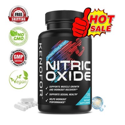 Extra Strength Nitric Oxide Supplement Supports Muscle Growth Sexual Health