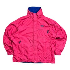 Vintage Patagonia Pinkish Red Multi-Pocket Rain Jacket - XL