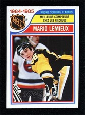 1985-86 O-Pee-Chee League Leaders Mario Lemieux #262 HOF 0tc9