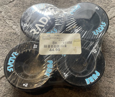 NEW 4 Pack Black PURE RADAR 66mm Roller Quad Skate Wheels