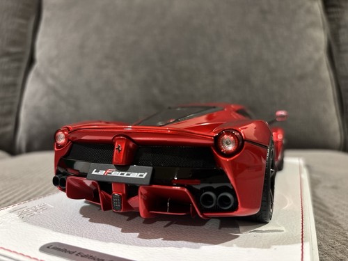 1/18 BBR Ferrari Laferrari Rosso Fuoco LH Diecast Limited With Display Case - Picture 21 of 24