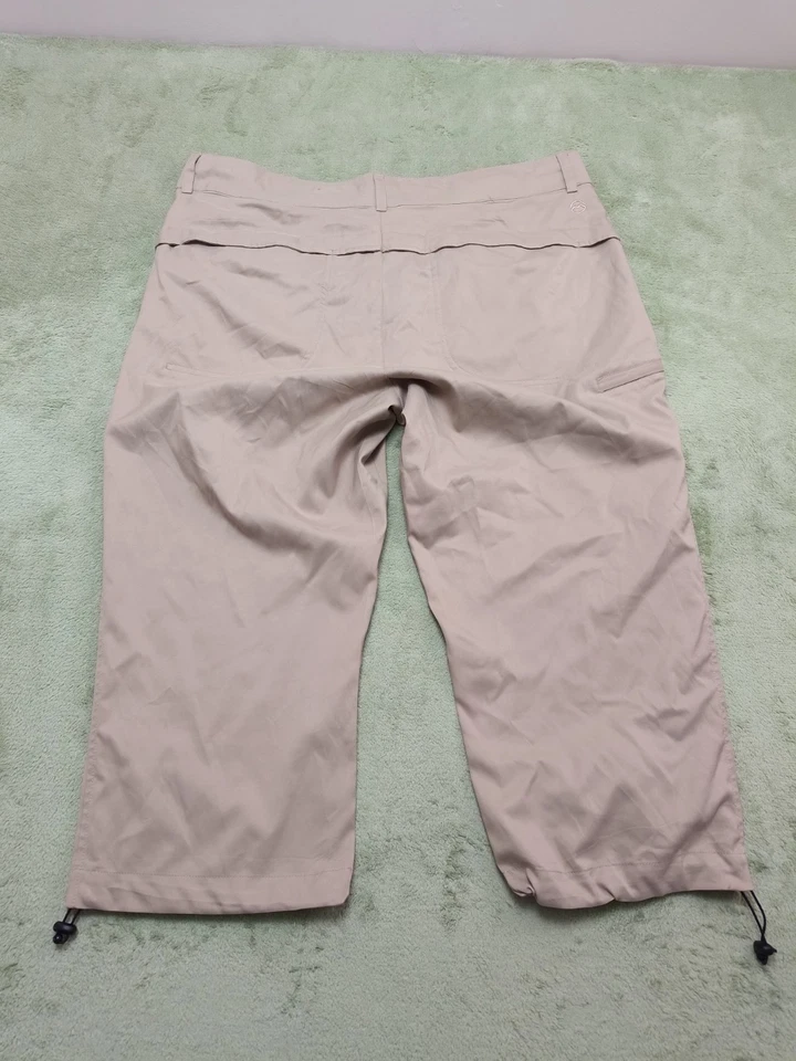 Pantalones cargo Magellan Outdoors capri recortados al tobillo tostados para mujer 2XL Foto 2 de 4