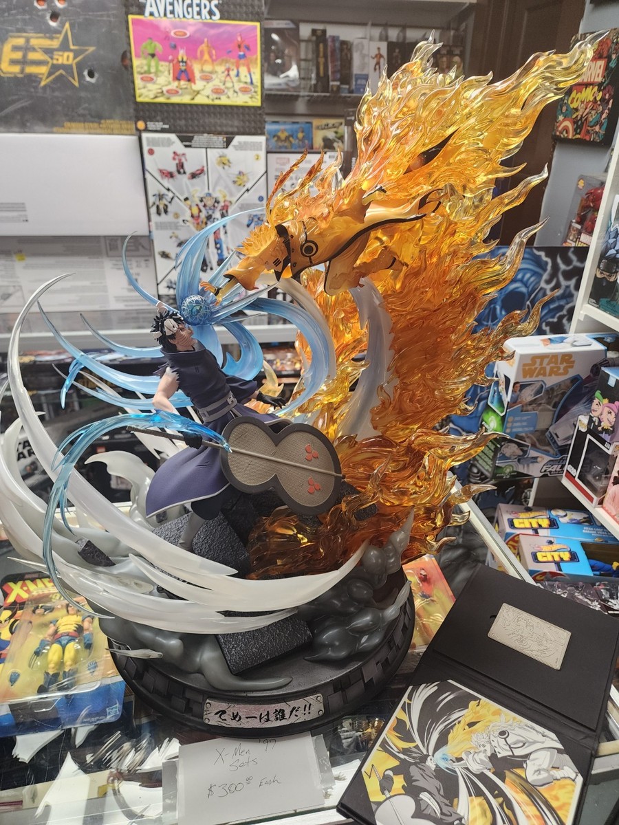Naruto Uzumaki Vs. Obito Uchiha Shattered Statue By Chikara Studio