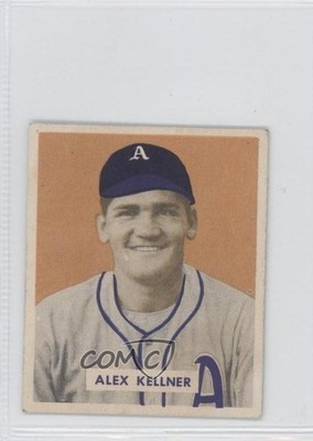 1949 Bowman Gray Back Alex Kellner #222 Rookie RC 0p8