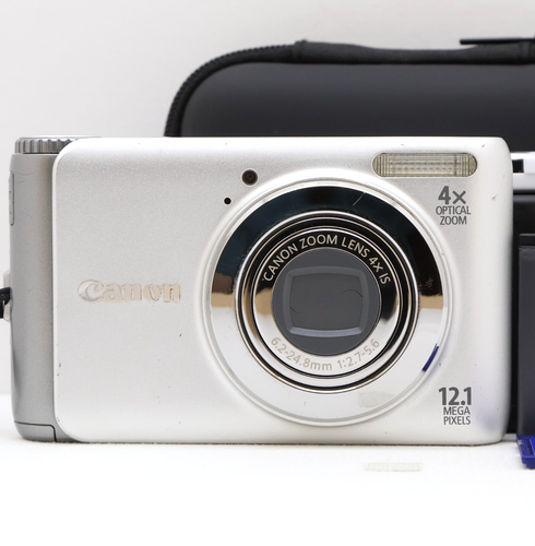 Canon PowerShot A3100 IS 12.1MP Digital Camera Silver Tested Full Kit -Fast Post - Picture 2 of 16