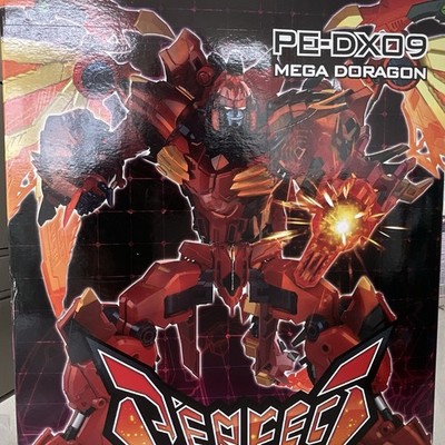 Perfect Effect PE-DX09 Mega Doragon Red Dragon Action Figure Transformers