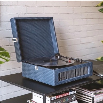 Crosley Voyager 3-Speed Portable Turntable - Dark Navy