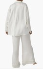 Free People FP Intimately Dreamy Days Ivory Bridal Satin Wide Leg Pajama Set M/L — photo 2