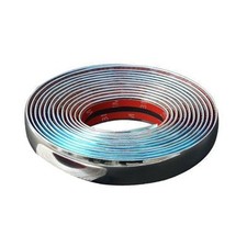 Durable Silver Car Chrome Styling Decoration Moulding Trim Strip Tape Multi-size