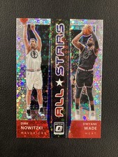 2021-22 Donruss Optic #12 Dirk Nowitzki / Dwyane Wade All-Stars Holo Fast Break