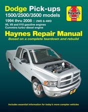 Dodge 1500 2500 3500 Pick-ups 94-08 With V6 V8 V10 Gas Cummins Tur...