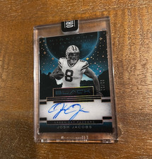 Panini 2025 Black Midnight Signatures Josh Jacobs Autograph /10 Packers Card