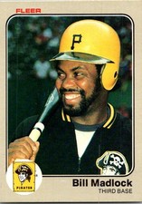 1983 Fleer #309 Bill Madlock