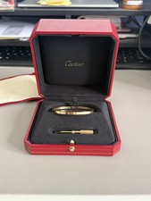 Cartier Love  Bracelet / Bangle SM Small, Size 17 - 18ct Yellow Gold