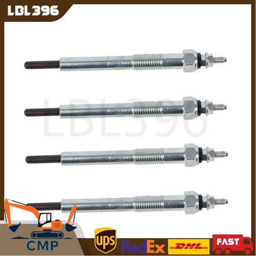 4pcs Glow Plug 129008-77800 for Yanmar 3TNV88 4TNV88 Engine  Komatsu PC35 PC45