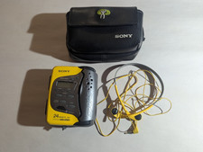 Sony Walkman WM-FS473 Sports Cassette Player FM/AM Radio w/ headphone PLS Read