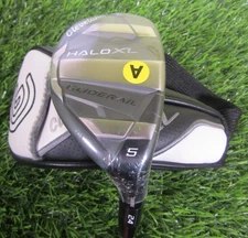 New Cleveland Halo XL 24* 5 Hybrid, Aldila Ascent 50 A (Senior) Flex, w/Cover
