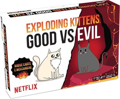 Exploding Kittens: Good vs Evil - Brettspiel 7+ (DEU) - Asmodee