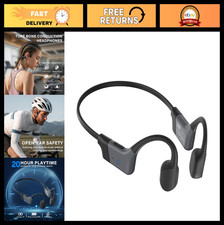 Open-Ear Bluetooth 5.4 Bone Conduction Headphones, IPX5 Waterproof, 20H Playtime