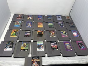 Huge 50 NES game lot, Punisher, Alien 3, Adult Collection, Tested Working!