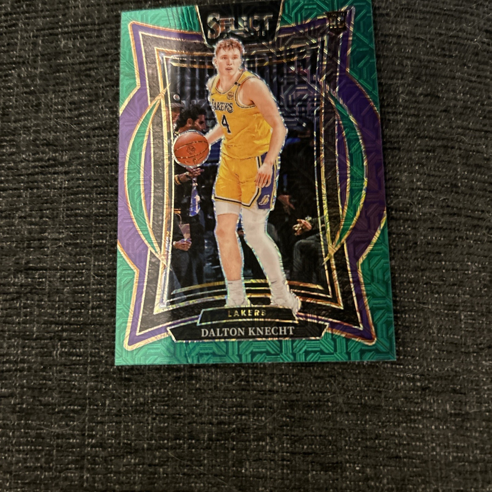 2024-25 Panini Select - Concourse Dalton Knecht #91 Green Mojo Prizm (RC)