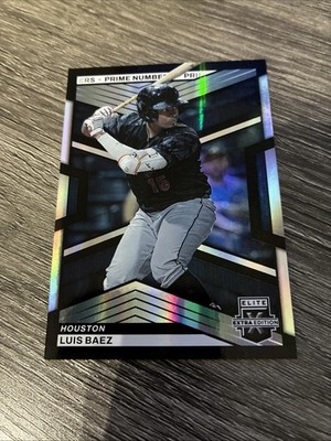 2023 Panini Elite Extra Edition Prime Numbers #118 Luis Baez /200 Houston RC