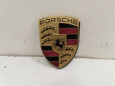 98 Porsche Boxster 986 Emblem Front Hood Badge Crest Gold 911 99655921101 Oem