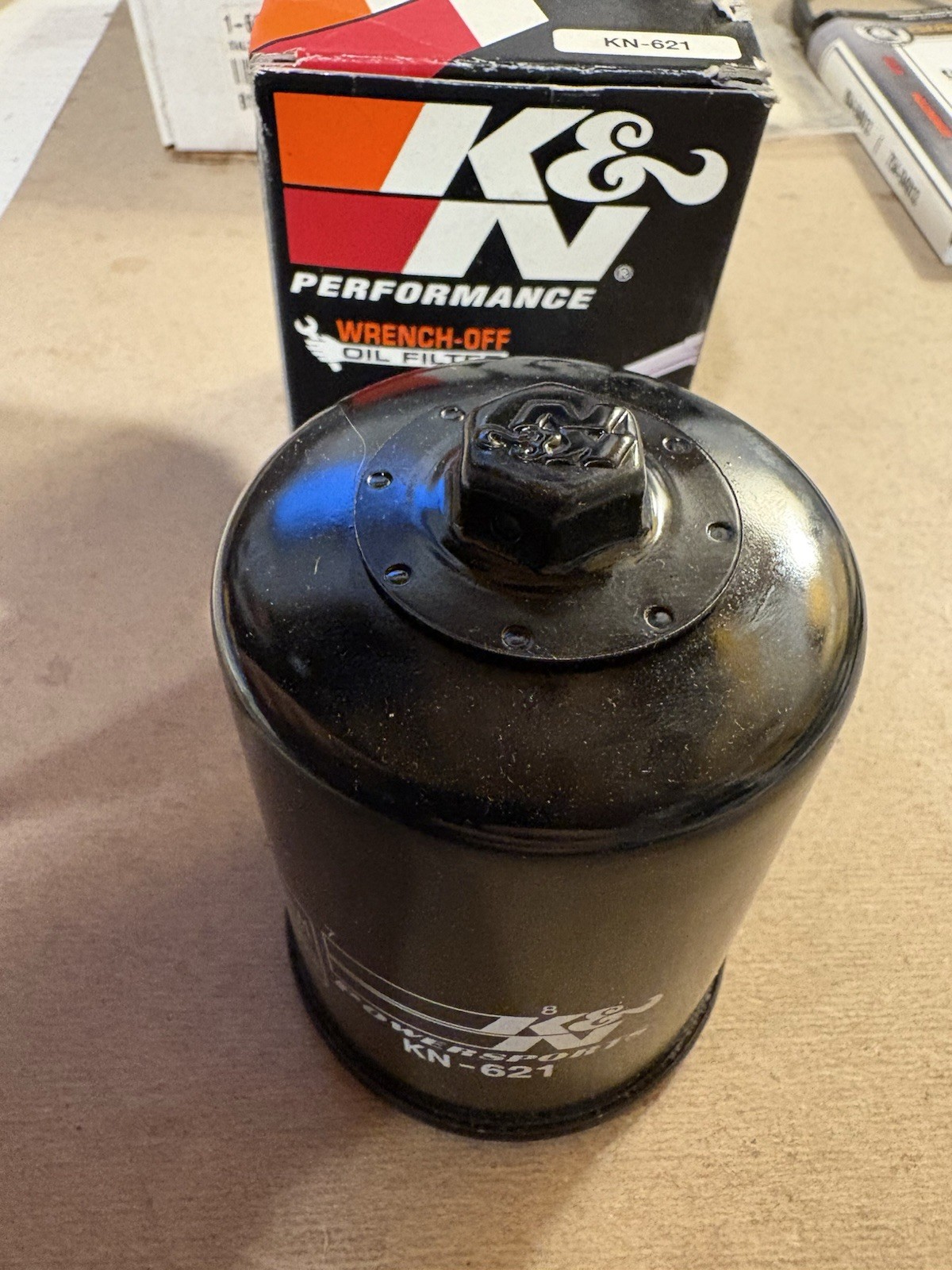 K&N New Motorcycle High Performance Black Oil Filter KN-621 [9716E]