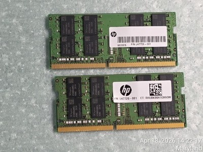 SK Hynix 16GB (Lot of 2) (32gb Total) 2Rx8 PC4 3200AA Laptop