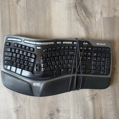Microsoft Natural Ergonomic Wave Keyboard 4000 v1.0 KU-0462 USB Wired