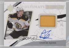 2017-18 Ultimate Collection Rookies /49 Anders Bjork #86 Patch Auto 0q5