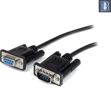 Versatile 2m Male to Female DB9 RS232 Extension Cable - Ideal for Serial Devices