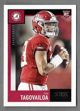 TUA TAGOVAILOA 2020 SCORE FOOTBALL ROOKIE RC CARD #369 ALABAMA. rookie card picture