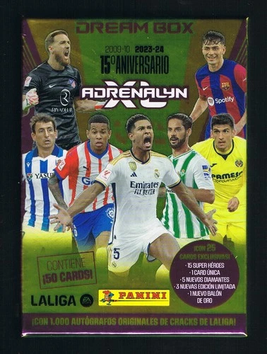 ADRENALYN XL 2023-24 DREAM BOX 15TH ANNIVERSARY CARDUNICA MESSI CHRISTIAN RONALDO