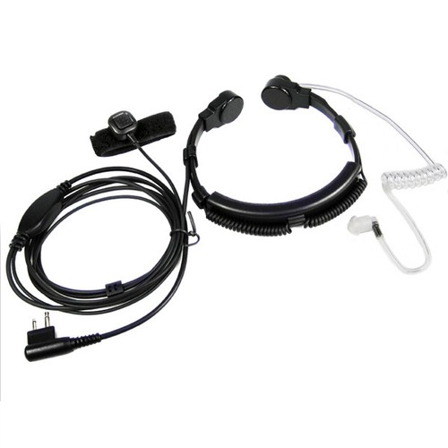 Tactical Throat Mic Earpiece Headset for Motorola CLS1410 CLS1413