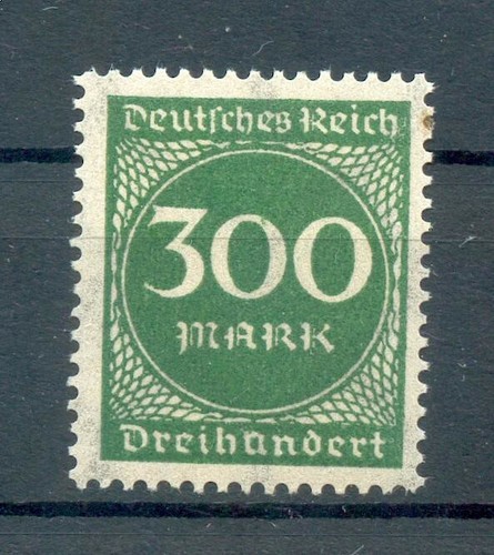 DR-INFLA 270I VARIETY THREE-HANDED ** MNH MINT 45EUR (71284