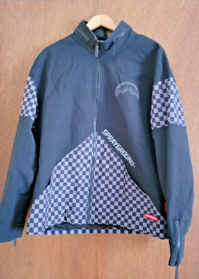 Sprayground The Journey Begins $100.00 is My Name Windbreaker Size Large