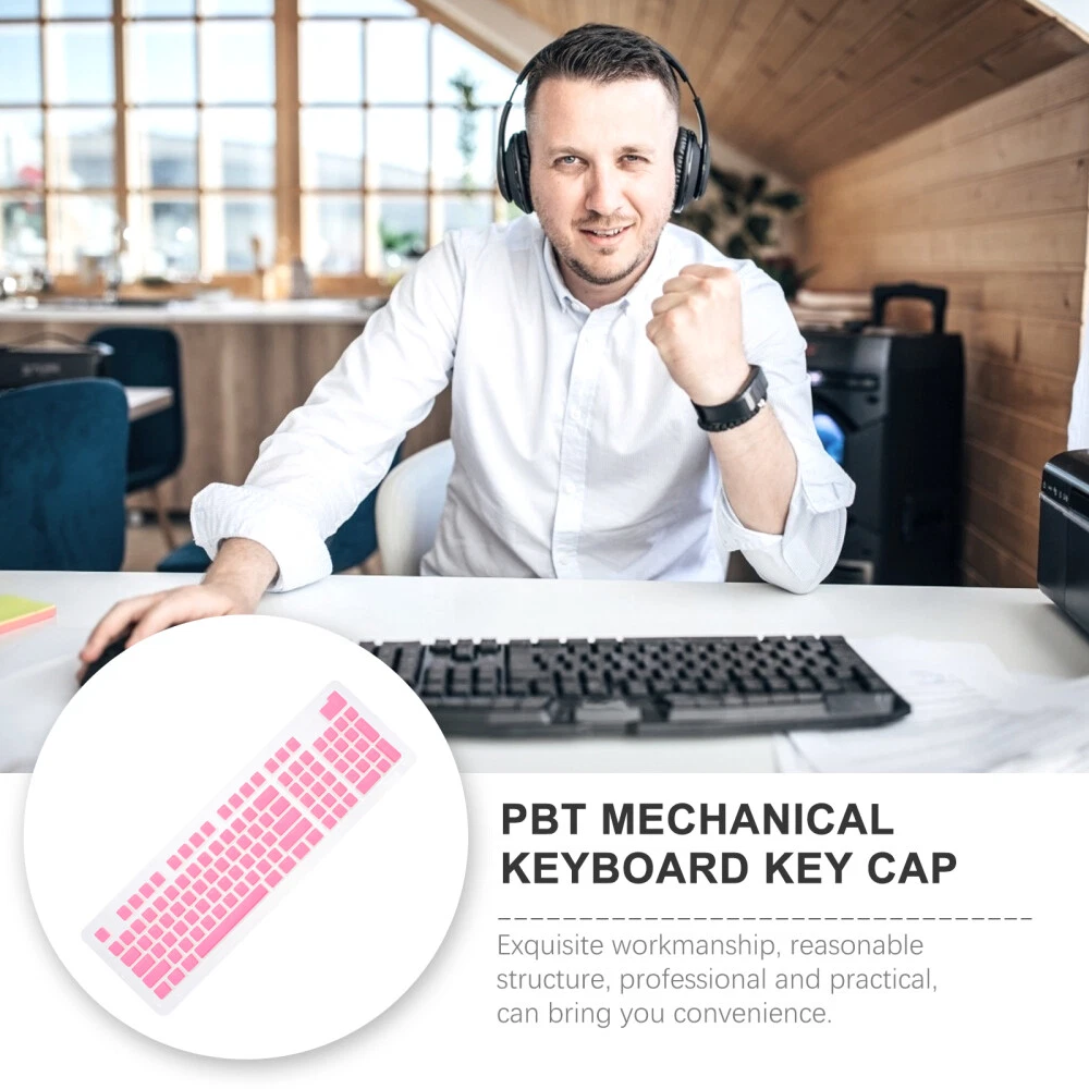 Non-Greasy Mechanical Keyboard Keycaps with Comfortable Texture