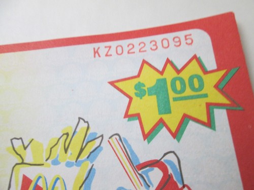 Vintage Mcdonalds Gift Certificate Certificates Full Book of 5 1996 $1 - Picture 7 of 9