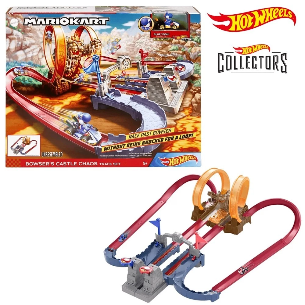 Hot wheels Mariokart Bowsers Castle Chaos Play Set Multicolor