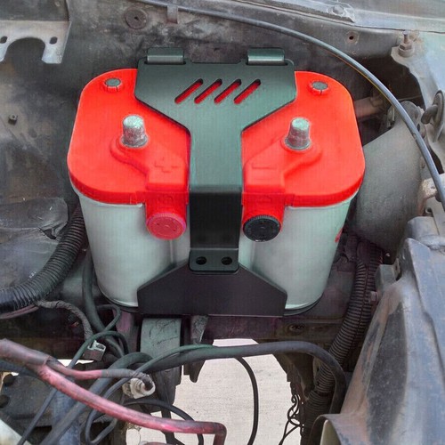 Battery Hold Down Tray Mount Bracket Relocation Box For Optima Group 34/ 78 - Picture 10 of 16