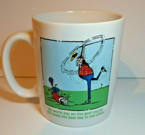 Lote de 2 tazas de café de golf de dibujos animados - Imagen 2 de 5