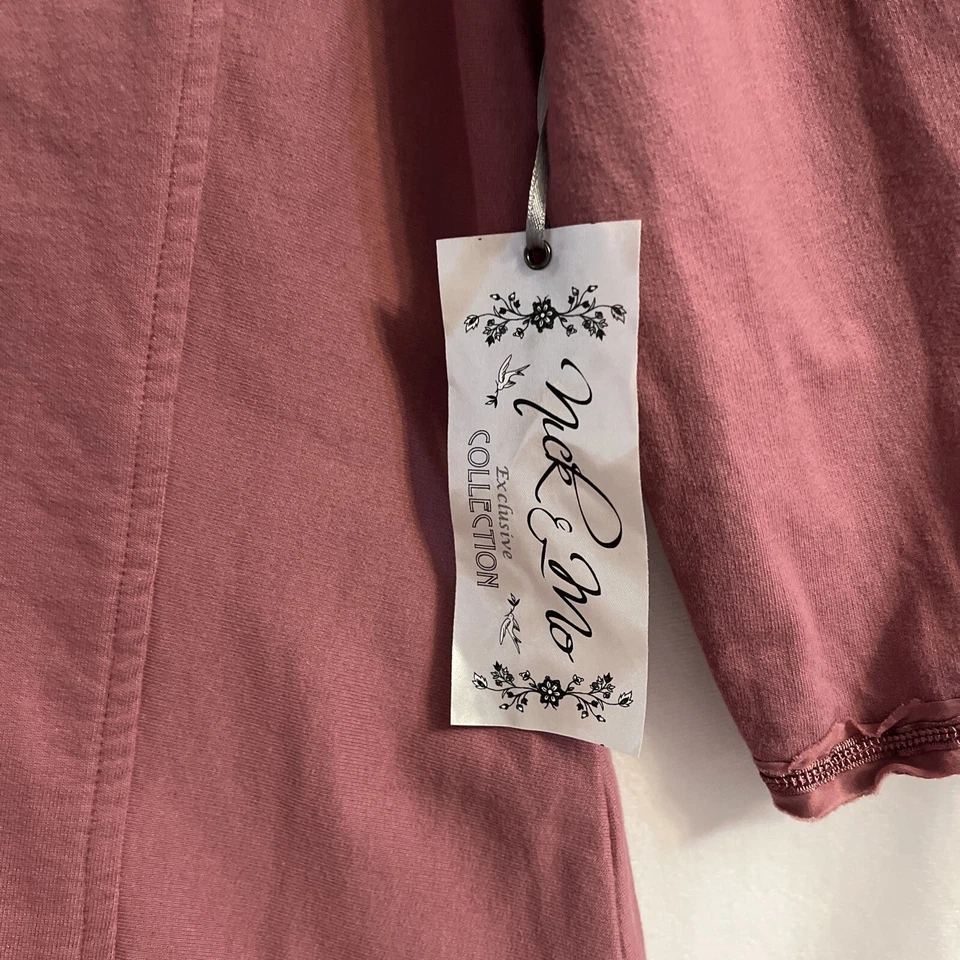 Chaqueta Blazer Nick & Mo Detalle Cinta Malva Borde Crudo Boho Grunge Talla XL Foto 3 de 4