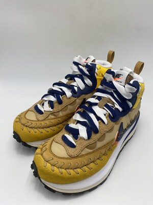 靴 NIKE LDWAPORWAFFLE MIX/SACAI 27cm SACAI X NIKE LDWAFFLE WOLF GREY TRAINERS SNEAKERS SCHUHE