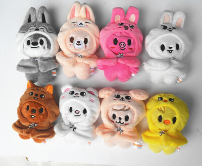 Kpop Stray Kids Seoul FM Concert SKZOO Cape Cartoon Plush Doll