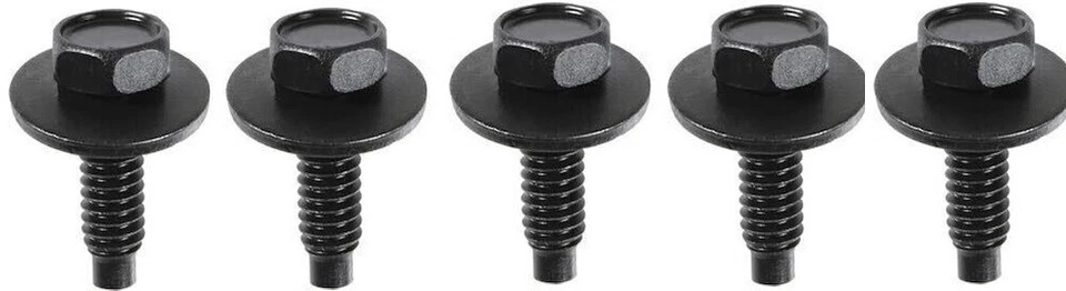 Pernos Chrysler Dodge Plymouth correctos de fábrica 1/4-20 pernos con punta de perro 10 pernos Foto 2 de 3