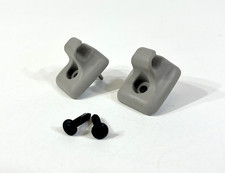 1994-2001 Dodge Ram Truck Left Right Sun Visor Clips Both Pair Set Of 2 Gray